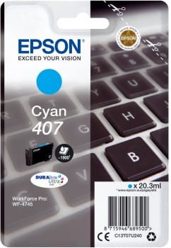 Epson Tusz T07U2 CYAN 20.3 ml 1900 str do WF-4745
