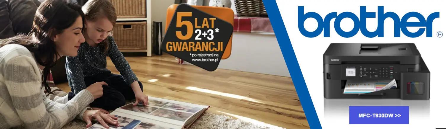 Brother 5 lat gwarancji na modele Inkbenefit 2026 B365.pl - Twoja platforma zakupowa